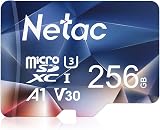 Netac 256GB microSDXC Card UHS-I C10 U3 A1 V30 100MB/s 30MB/s