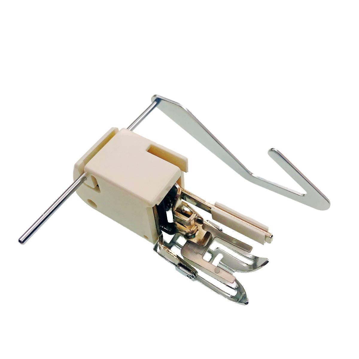 JZK Even feed walking foot with guide for low shank domestic sewing machines for patchwork and quilting, accessory for Brother Singer Janome Elna Toyota ...