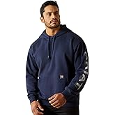 ARIAT mens Rebar Lightweight Logo Hoodie