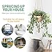 Macrame Plant Hanger Set Hanging Planter Handmade Jute Rope for Indoor Outdoor Flower Pots (Pot not Included),4legs 6 pcs of 3 Different Size-JamBer
