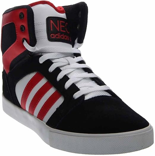 Adidas NEO BBNeo Hitop Shoes Black/White/Red