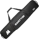 MARITTON Padded Snowboard Bag- Perfect for Air Plane Travel for Snowboard, Goggles, Gloves, Ski Outdoor Camping,Available Length in 155cm 165cm.