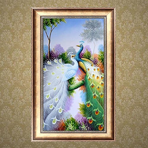 Arich Peacock DIY 5D Diamond Painting Cross Stitch Resin Embroidery Craft Home Decor