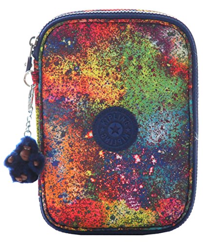 Kipling 100 pens prt pencil case - good luck charm, 6&q…