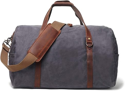 oversized leather duffle bag