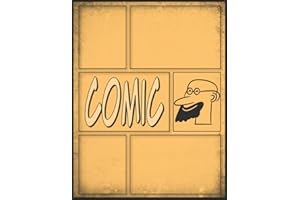100 Planches Pour Faire Une BD: Carnet de Cr��ation Pour Apprendre A Dessiner des BD | Cahier d'Activit��s Avec 100 Planches Vi