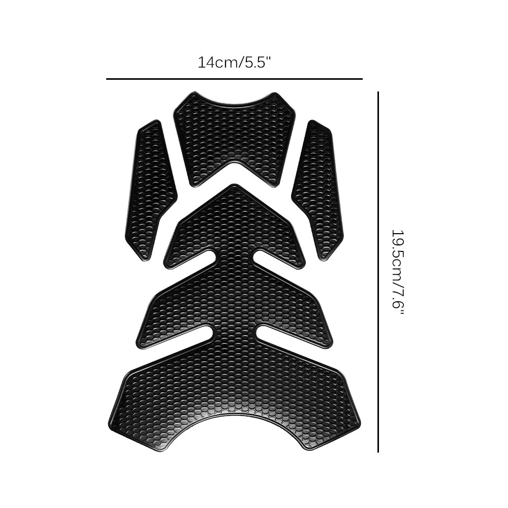 NShield Motorcycle Tank Pad - 3D Elastomer Protector Sticker For Suzuki, Kawasaki, Honda, Yamaha, Ducati, BMW