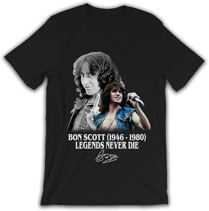 Bon scott t shirts Clearance