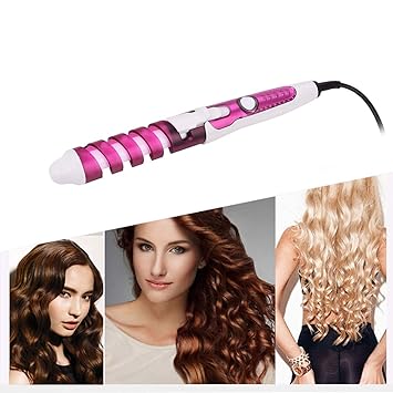 Spiral Hair Curler Ckeyin Ceramic Curling Wand Electric Hair