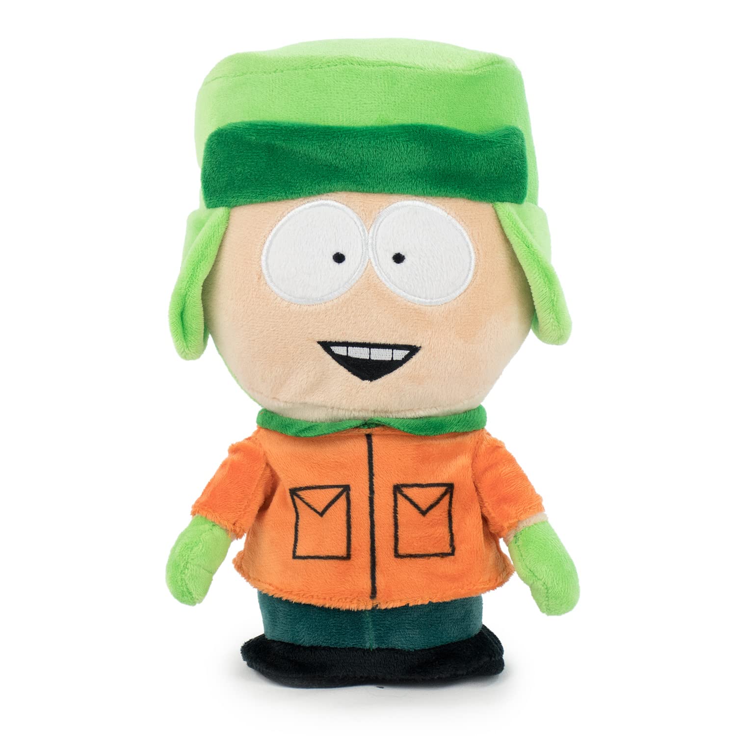 Play by Play Soft Toy of The Characters of South Park - Stan, Kenny, Cartman, Kyle - 25 Centimetres, 9'84" - Super Soft Quality (Kyle)