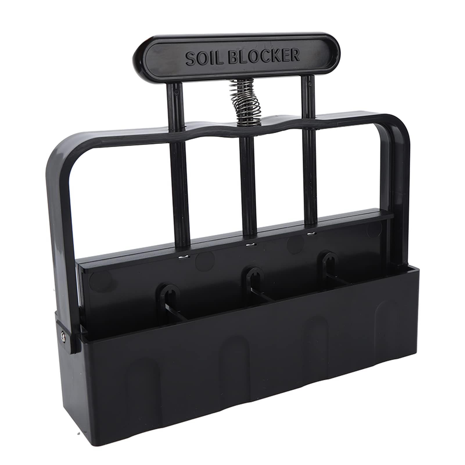 Fydun Soil Block Maker with Mfortable Handel ABS 4 Cell Soil Blocking Tool for Starting Germination