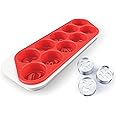 Zoku Cool Moji Ice Tray, Two-Part Mold with Silicone Insert and Plastic Support, Makes 10 Unique Emoticon Cubes, Easy-Release, BPA and Phthalate-Free