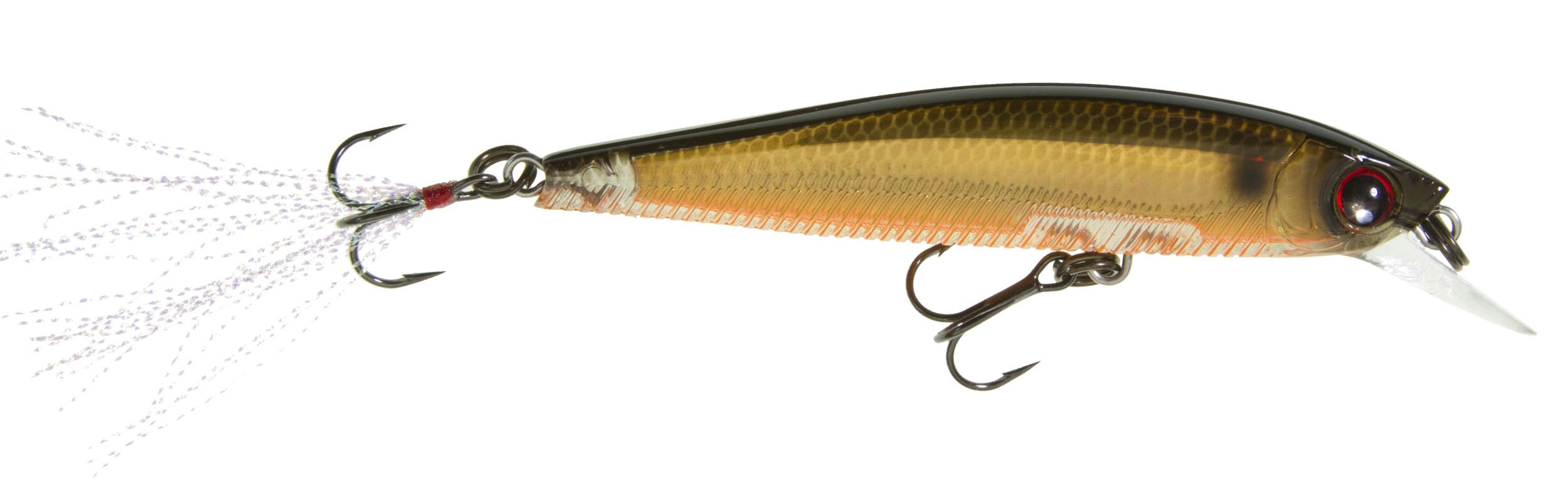 Yo-Zuri 3DB Jerkbait Suspending Lure, Prism Gold Black, 3 1/2-Inch
