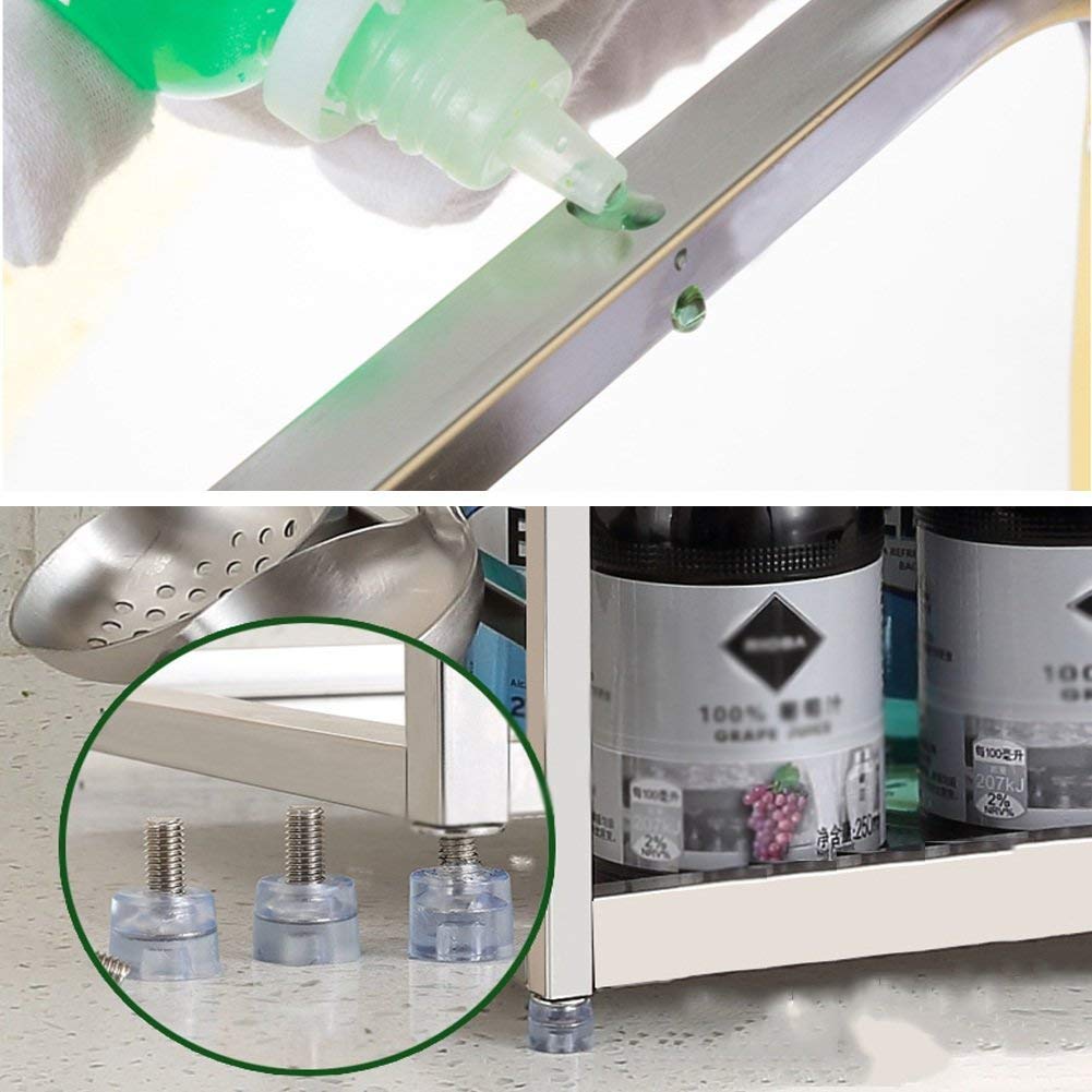 15 Chincky Küchenregal Rack Multifunktions Dual-Use-Wand-Boden Standing