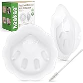 haakaa Petal Soft Silicone Milk Collector丨Discreet Leak-Protection Breast Milk Saver, Reusable Breast Shells Milk Collection Cup for Breastfeeding with Cleaning Brush- 2PCS