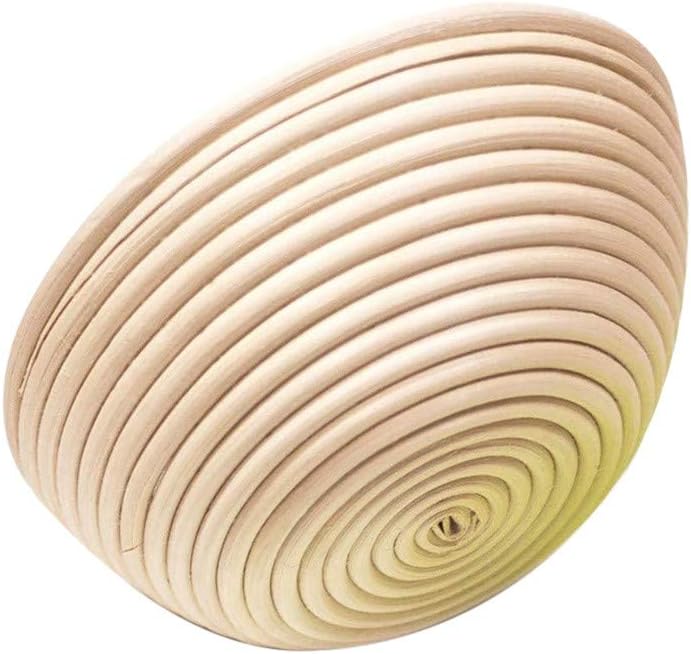 9 Inch Bread Banneton Proofing Basket - Baking Bowl Dough Dough Scraper Cutter Glaze Brush Starter Proofing Box