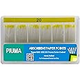 200PCs Dental Grade Piuma Absorbent Paper Points #20 by VASTMED | Tapper for Dental Endo Endodontic Sterile