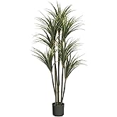 Fuxdre 5Ft Artificial Yucca Tree Artificial Dracaena Tree Large Fauxe Agave Plant and Tall Artificial Plant for Living Room Home Office Decor Indoor and Outdoor