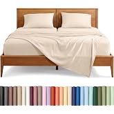 Bare Home Split Cal King Sheet Set - 1800 Ultra-Soft (Split Cal King, Sand) | Deep Pockets 6 to 15 Inches, Breathable, Hypoallergenic, Hotel Luxury, Easy Fit, Soft, All-Season