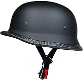Motorcycle Helmet, Aircraft Style, Black