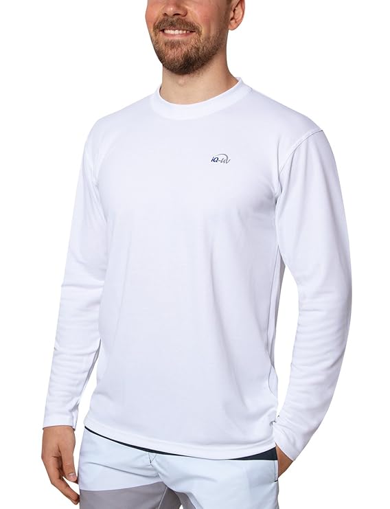 iQ-UV Herren 50+ Sonnenschutz mit Rundhals, Regular Geschnitten T-Shirt Langarm Uv-Schutz