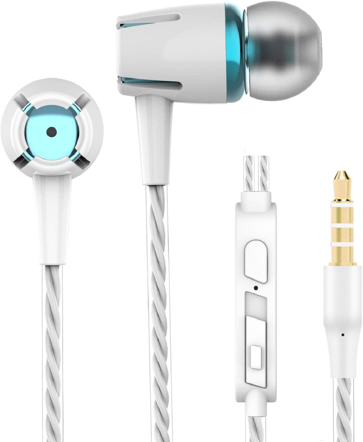 A9 Headphones Earphones Earbuds Earphones, Noise Islating, High Definition, Stereo for Samsung, iPhone,iPad, iPod and Mp3 Players (Mixed Color 4 Pairs): Home Audio & Theater