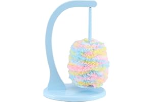 JOYKISS Magnetic Yarn Holder Spinner for Crocheting and Knitting – Durable Molded Plastic Yarn Organizer for Crochet Supplies and Yarn Storage, Crochet Gift for Knitting Lovers – Soft Blue
