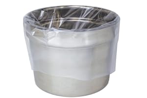 PanSaver Hotel Clear Round Pan Liners for Easy Clean Up - Disposable Buffet Pan Liners, Ovenable up to 400F (9 & 11 Quart Round Pan Liner - 18 x 20 IN)