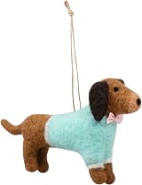 Trimits Dachshund Needle Felting Craft Kit with Roving Wool & Instructions