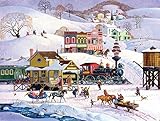 Meeting the Train a 500-Piece Jigsaw Puzzle by Sunsout Inc.