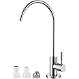 MIAOHUI Reverse Osmosis Faucet, Drinking Water Tap Fits Non-Air Gap Filtration Systems, Modern RO Kitchen Filtered Water Faucet, Lead-Free, Stainless Steel (Brushed Nickel)