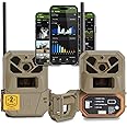 Moultrie Edge 2 PRO Cellular Trail Camera - On Demand 40MP Photo - 1440P Video with HD Audio Ai - Auto Connect Nationwide 4G LTE - 100 Ft Detection Range - No-Glow Flash