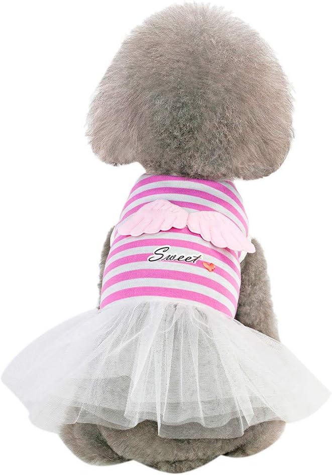 Small Dog Girl Dress,Wakeu Tutu Vest Clothes for Pet Puppy Apparel Summer