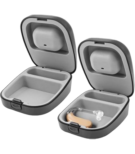 Amazon.com: Original White/Silver Genuine Signia Hearing Aid Case