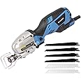 G LAXIA Reciprocating Saw, 5Amp 3000SPM Variable Speed Reciprocating Saw with 1/2" Stroke Length, 6Pcs Blades for Wood, Soft Metal, PVC Pipe Cutting