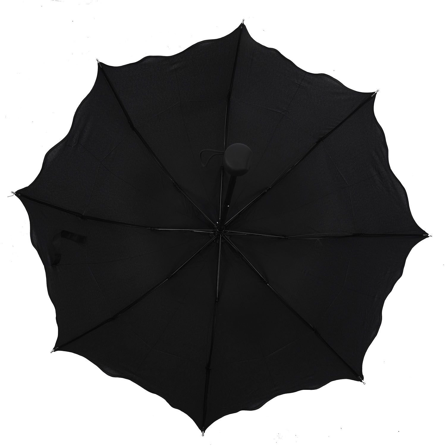 魅力的な Sodial R 紫外線対策ladyレディースflouncingプリンセスドームパラソル太陽 雨折りたたみ式傘ブラック B073vhj2my 超目玉 Interiorsingular Com