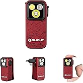 OLIGHT Oclip Pro EDC Flashlight with Flood, Red Light, Tri-Light Source 500 lumens Rechargeable Pocket Light, Easy to Magneti