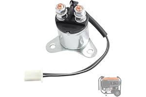 Beienz Starter Motor Solenoid with 2-Wire Plug Pigtail Replacement for Generac GP6500E, GP7500E, GP8000E, A-iPower SUA9000E, SUA10000EC, Predator 7000/8750W 420cc, All Power Gentron 10000W Generator