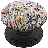 Mixed Flower Bouquet Floral Pattern PopSockets Adhesive PopGrip