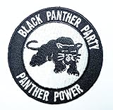 Black Panther Party patch symbol jacket T-Shirt patch iron on patch by Tour les jours shop
