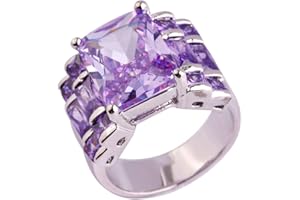 Emsione Created Women's 925 Silver Plated Created Garnet Antique Enhance Statement Ring