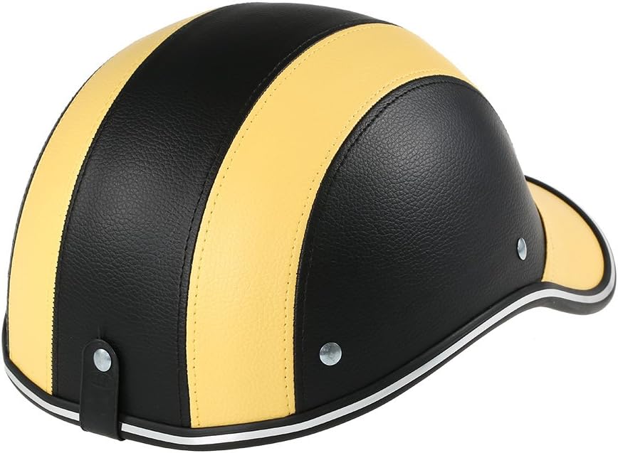 KKmoon Casco de Abierto Casquillo Sombrero Motocicleta Motocross Mitad Cara  Visera Correa Ajustable Protección Coche y moto Cascos abiertos  futakuchi-hakata.com