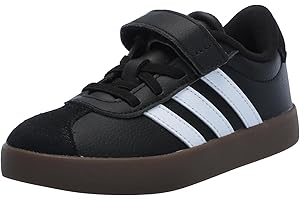 Adidas Unisex-Child Vl Court 3.0 Elastic Lace & Strap