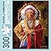 Bits and Pieces – Large 300 Piece Jigsaw Puzzle for Adults – Chief of The Rosebud - Native American Jigsaw Puzzle by Artist Paul Calle, Completed Puzzle Size: 18