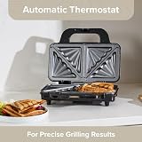 Quest 35630 Deep-Fill Sandwich Toastie Maker Non-Stick Easy Clean 2 Toasties view 7