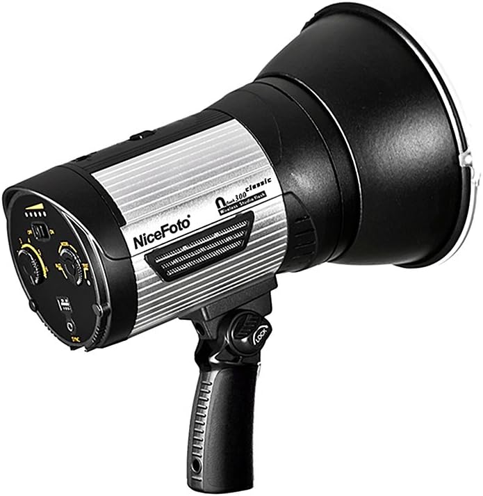 NiceFoto N-Flash 300 300Ws HSS 1/8000s Wireless Studio Strobe Flash Light Bowens Mount Built-in Battery