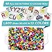 Fuse Beads kit of 1500 Large 10MM Melty Beads Perfect for Ages 4-7 with 48 Patterns and pegboard Arts and Crafts for Girls and Boys