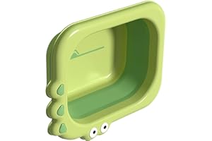 MOLUCKFU Foldable Wash Basin Thickened Newborn Washbasin Green Bath Tub for Newborns