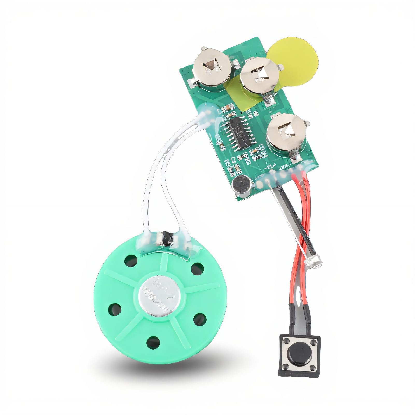 ASHATA Recordable DIY Greeting Card Chip, 60 Seconds Recordable Voice Module for Greeting Card DIY Music Sound Talk Chip Musical Audio Radio Recorder for Creative Gift Boxes,Jewelry Boxes, Crafts