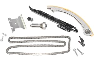GM Genuine Parts 12680750 Timing Chain Kit with Tensioner, Guides, Nozzle, Seal, and Bolts